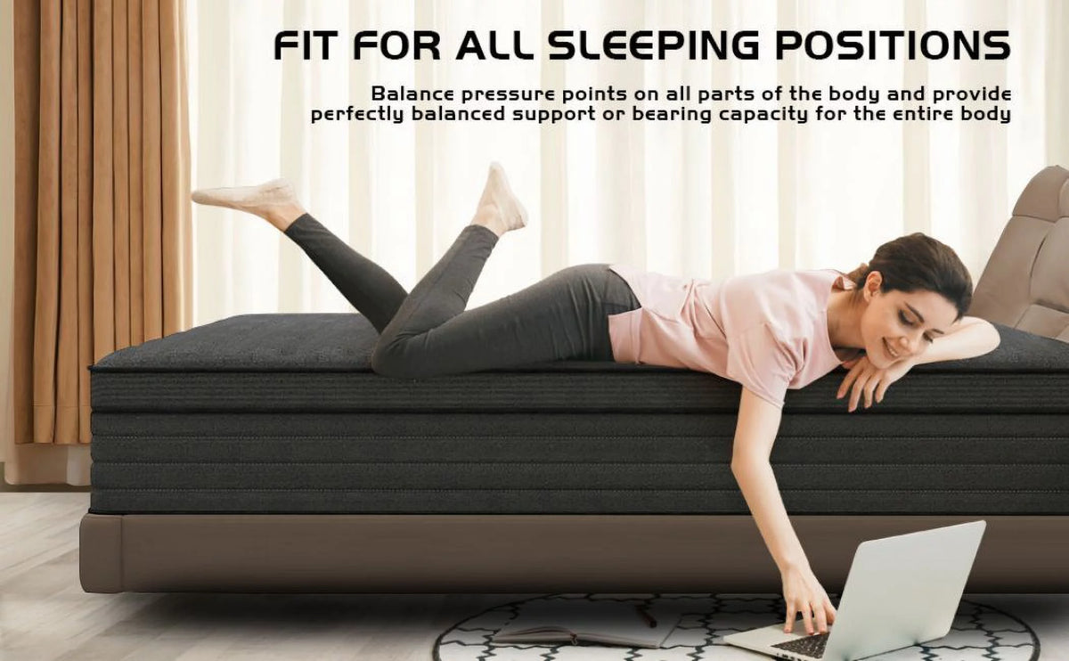 14 Inch Memory Foam Pocket Spring Twin Mattress B910