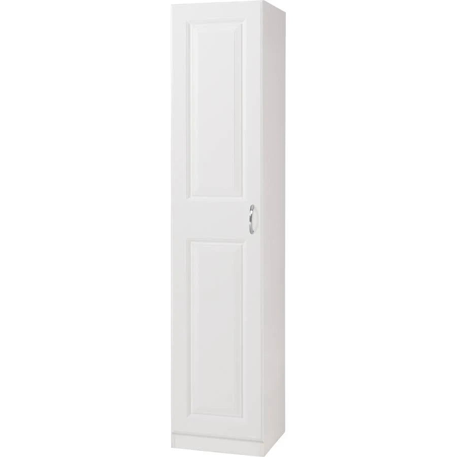 15-in W Wood Composite Wall-Mount Utility Storage Cabinet in White W723921