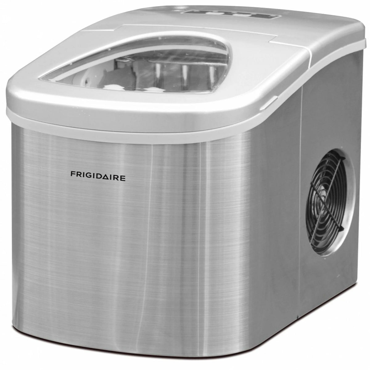 26 lb. Countertop Ice Maker Black Stainless Steel R826390
