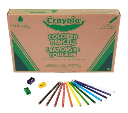 240ct Colored Pencils 12 Colors Y474