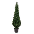 5' Artificial Potted Green Cedar Tree C780502