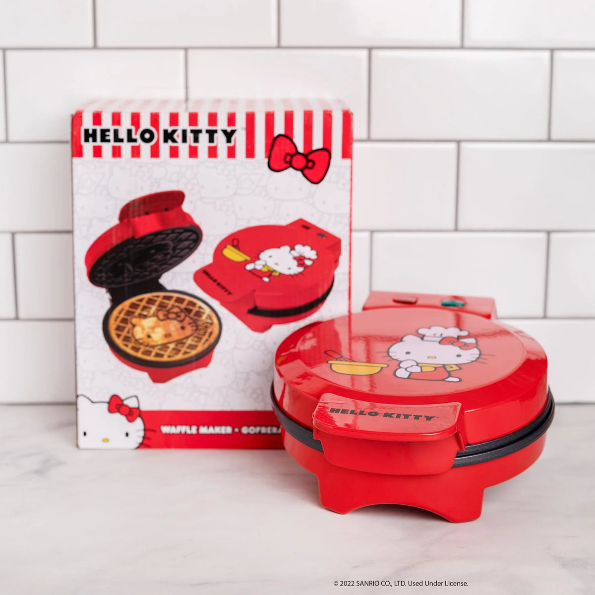 Red Waffle Maker M844