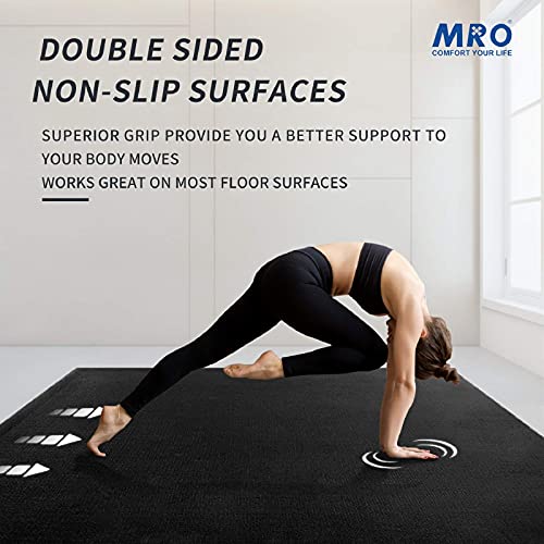 Extra Large Yoga Mat 12'x6' 9MM Non-Slip H89658