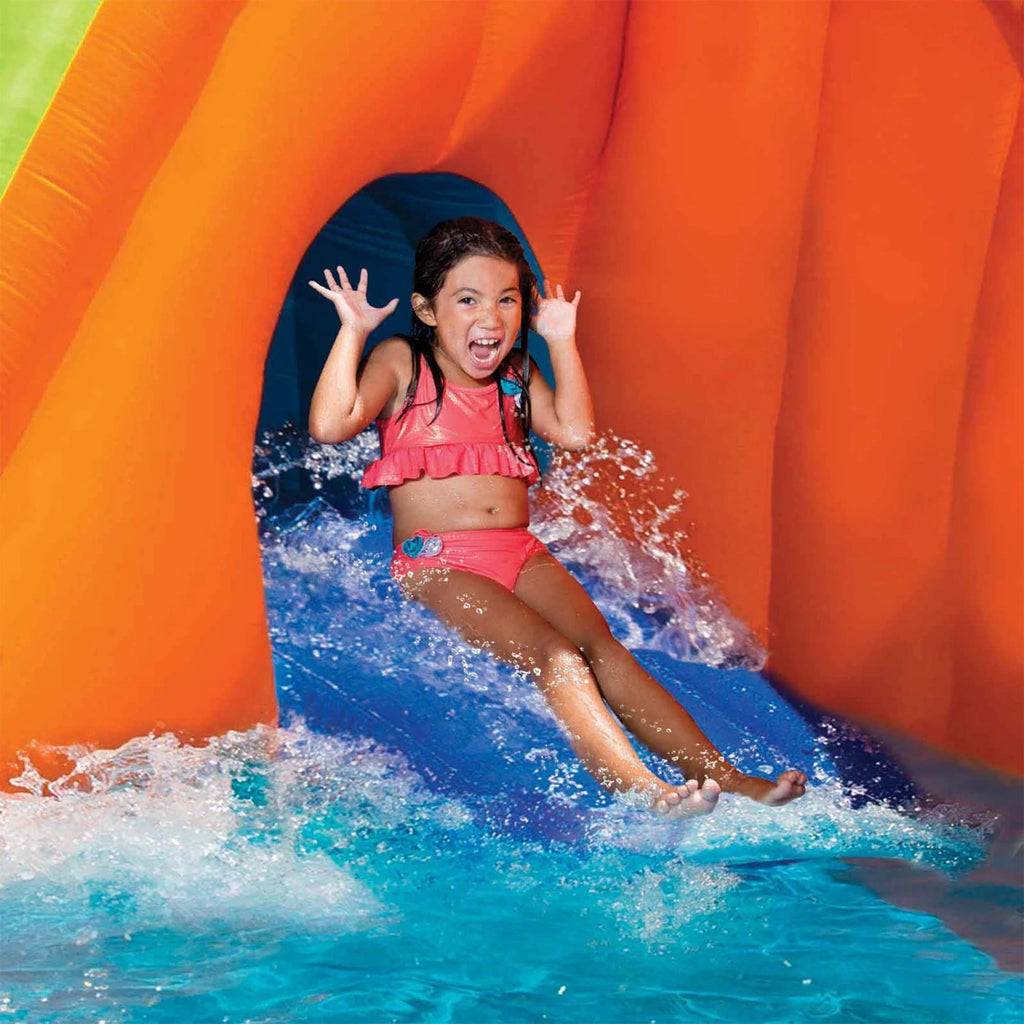 Inflatable Water Park with Slide and Water Cannons Z95025
