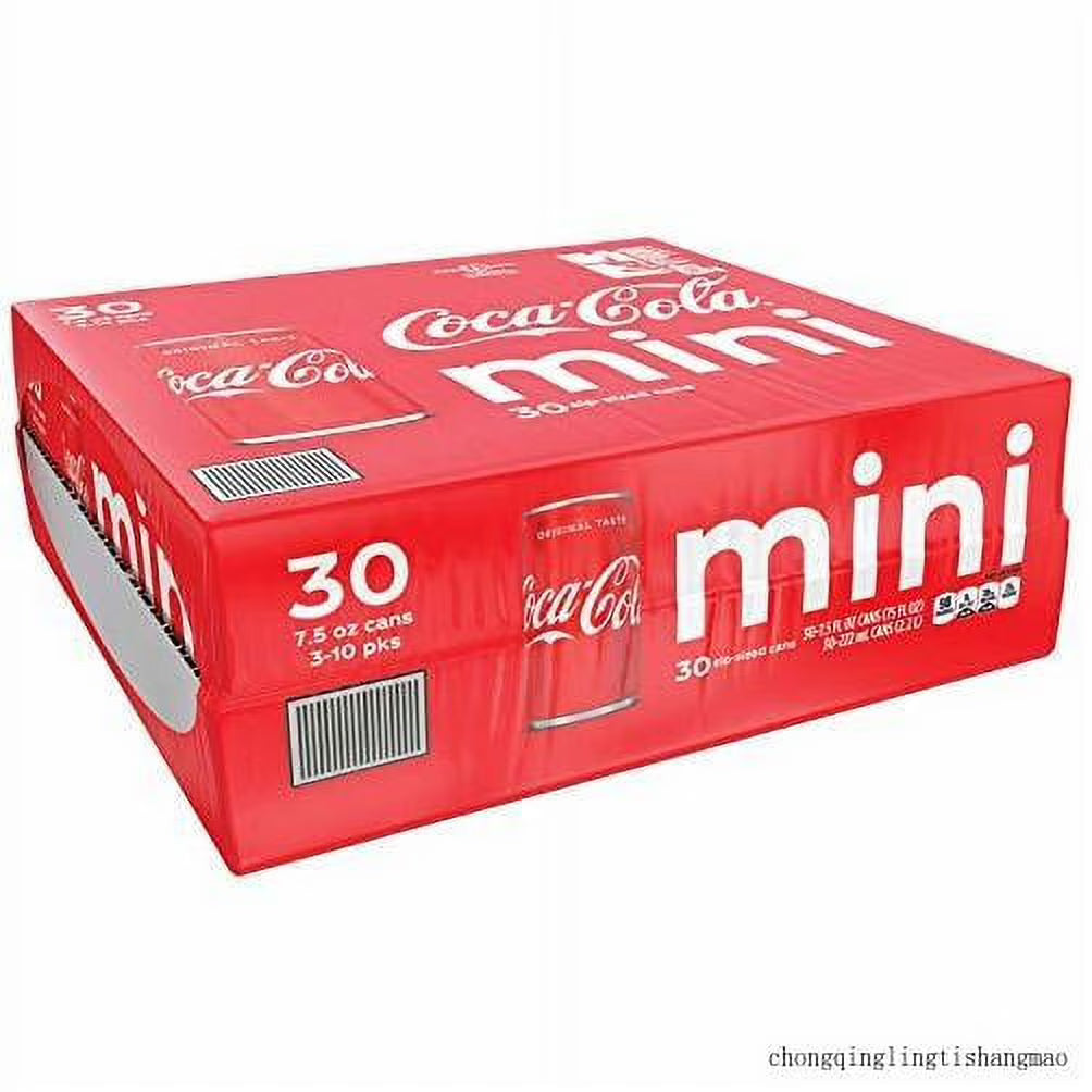 30 Pack Mini Cans Soft Drink (7.5 Oz) E462