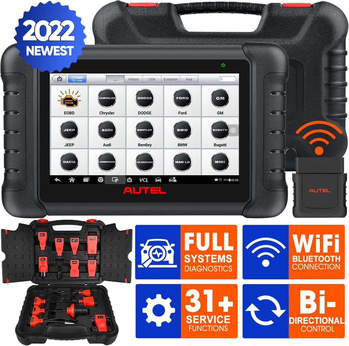 2022 Car Diagnostic Scan Tool with Bi-Directional Control S94897