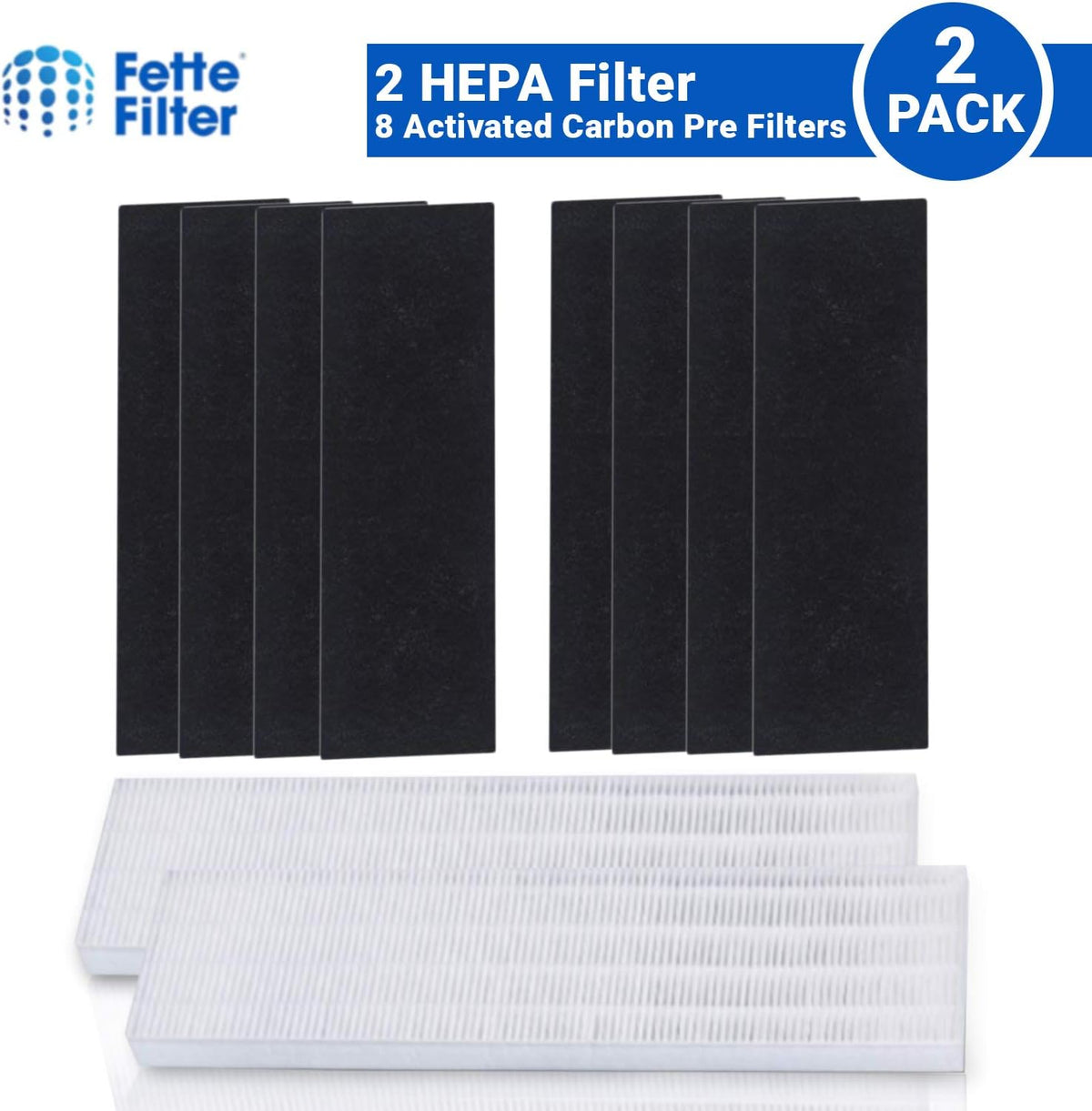 2 HEPA Filters & 8 Carbon Pre Filters N469