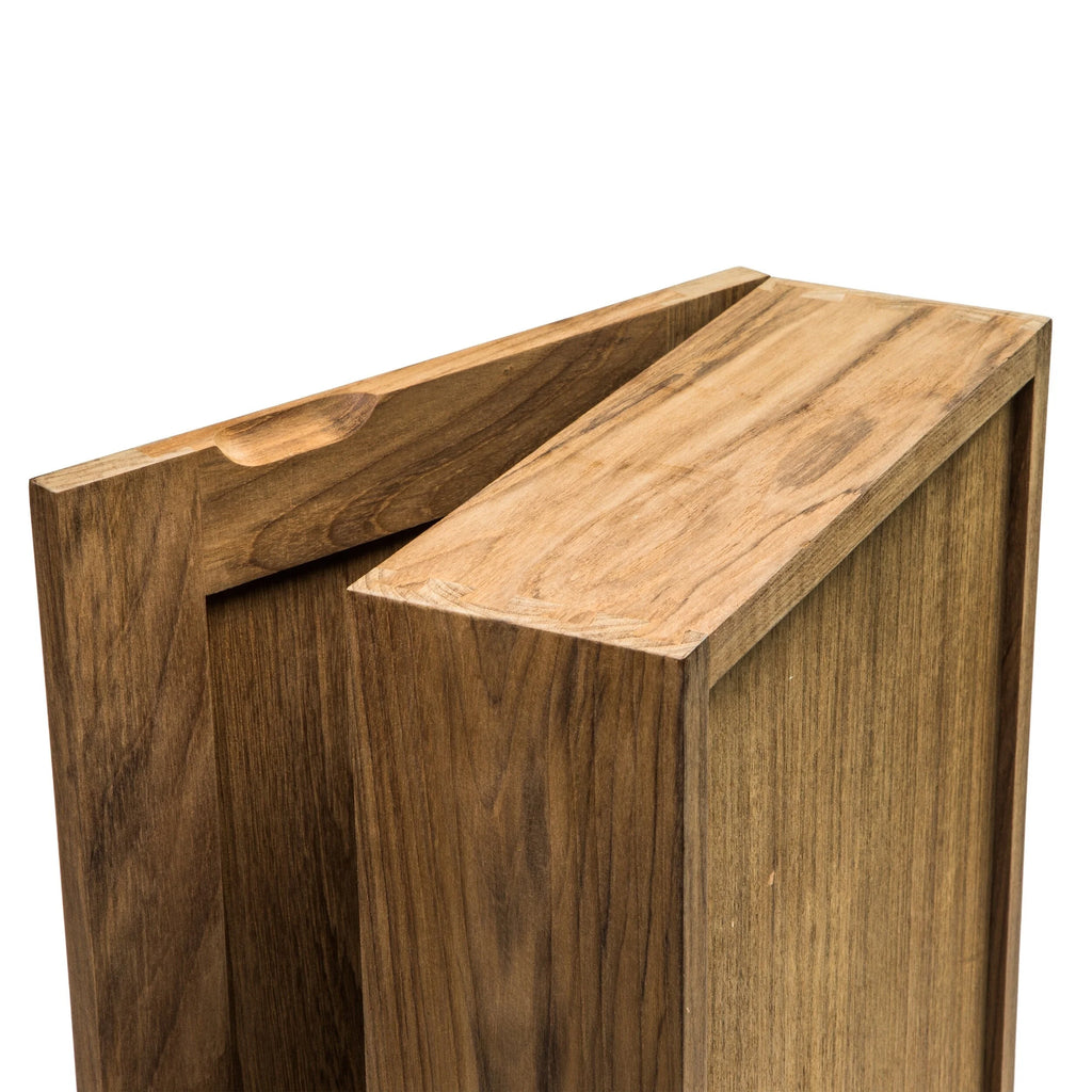 Solid Teak Mirrored Medicine Cabinet G9105