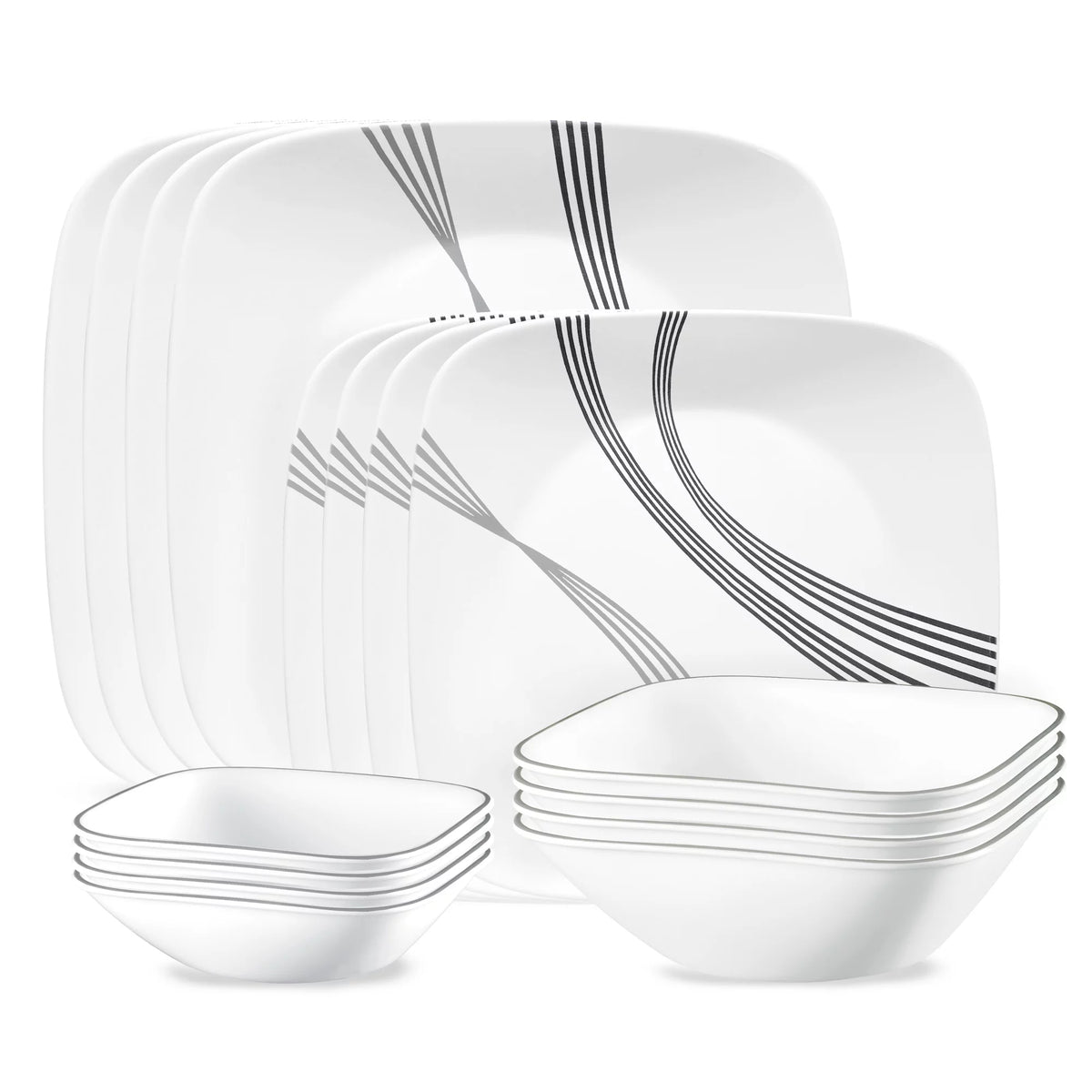 16-piece Dinnerware Set, Service for 4 X321