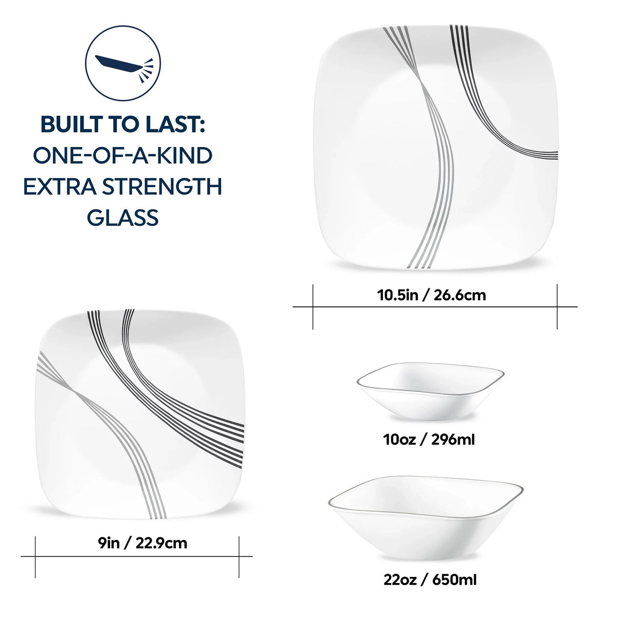 16-piece Dinnerware Set, Service for 4 X321