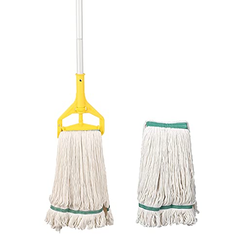Heavy Duty Commercial Industrial String Mop with Extra Mop Head Y747