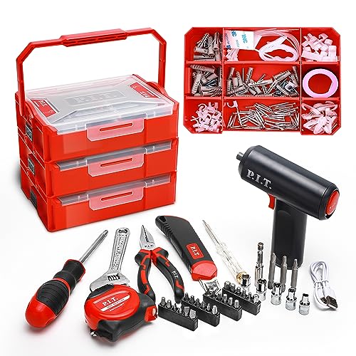 Mini Red 5-Drawer Steel Tool Box M961