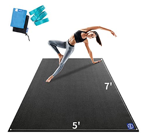 Extra Large Yoga Mat 12'x6' 9MM Non-Slip H89658