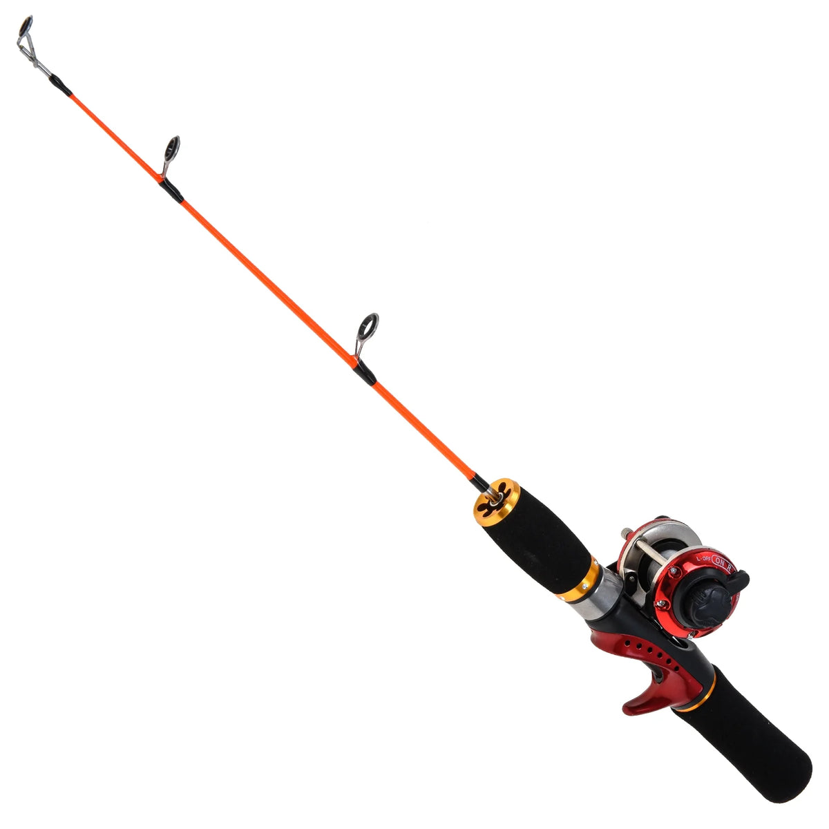 Ice Fishing Rod Reel Combo with Ice Skimmer and Carry Bag Y6750