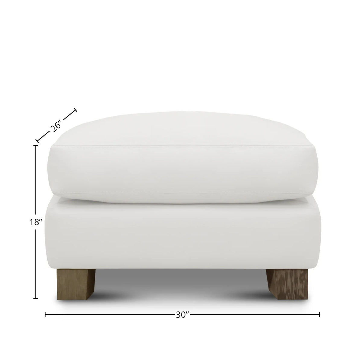 Leather Ottoman Footstool I423231