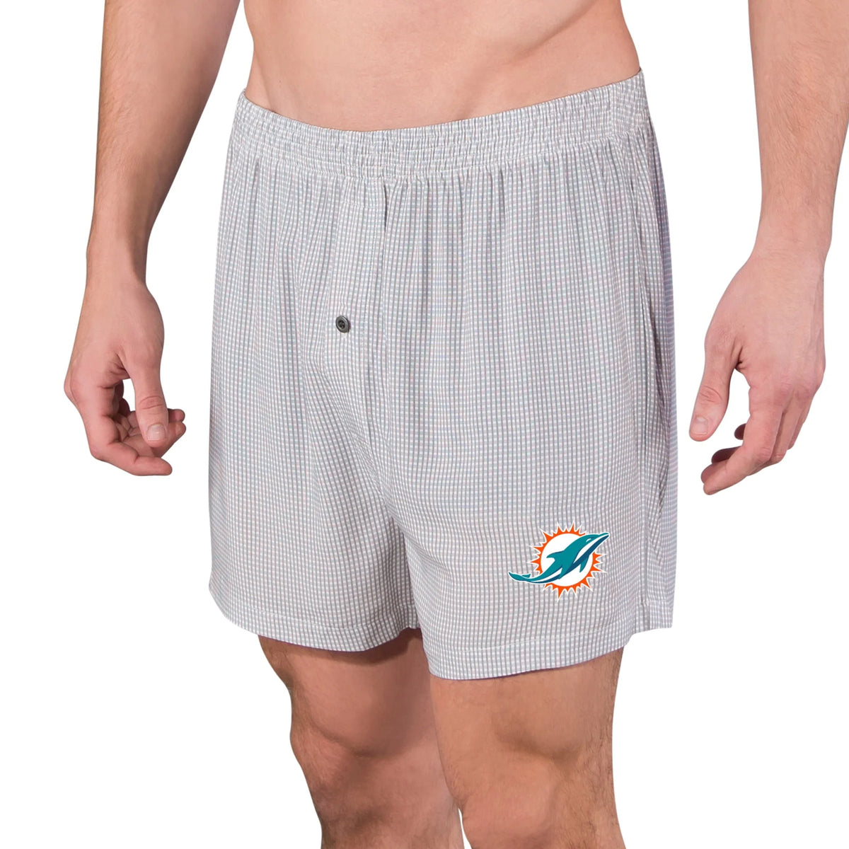 Men's Gray Woven Boxer L3065