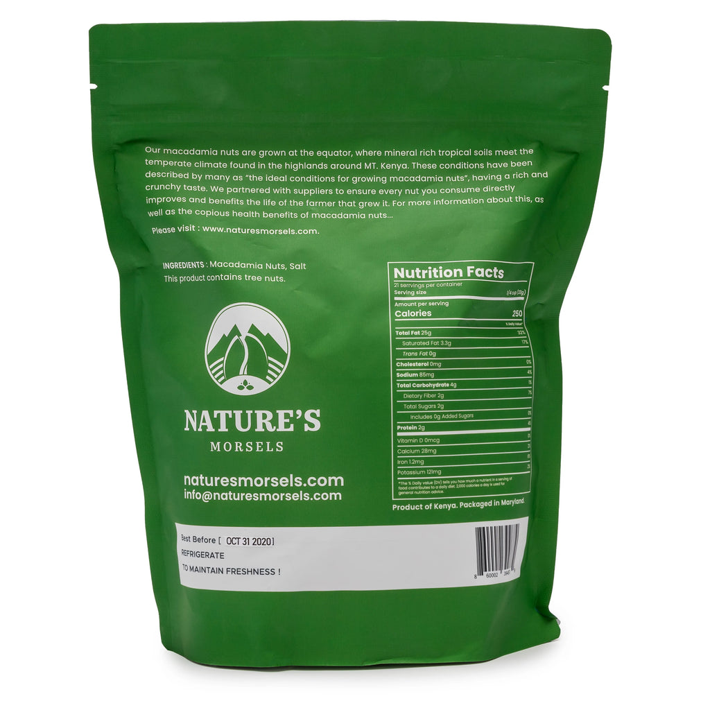 Light Roasted Macadamia Nuts 24oz H762