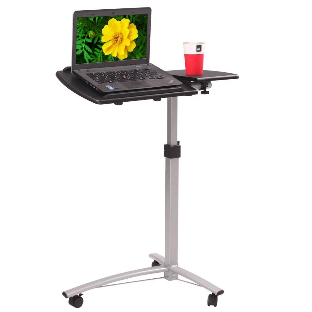 Adjustable Rolling Laptop Desk Cart U827746