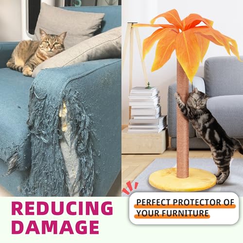 33 inch Sisal Rope Cat Scratching Post V770495