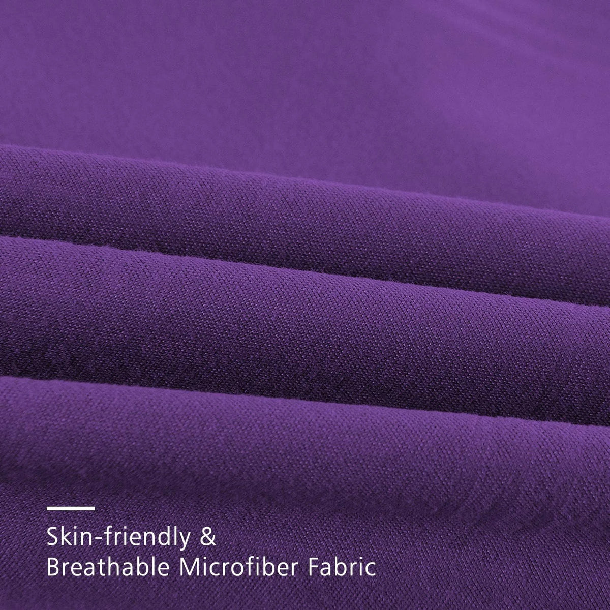 10 Piece Microfiber Comforter Set With Shams Purple R542079