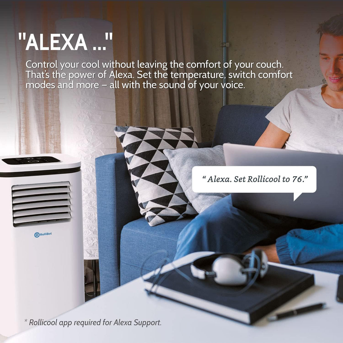 14000 BTU Smart Portable Air Conditioner Y839646