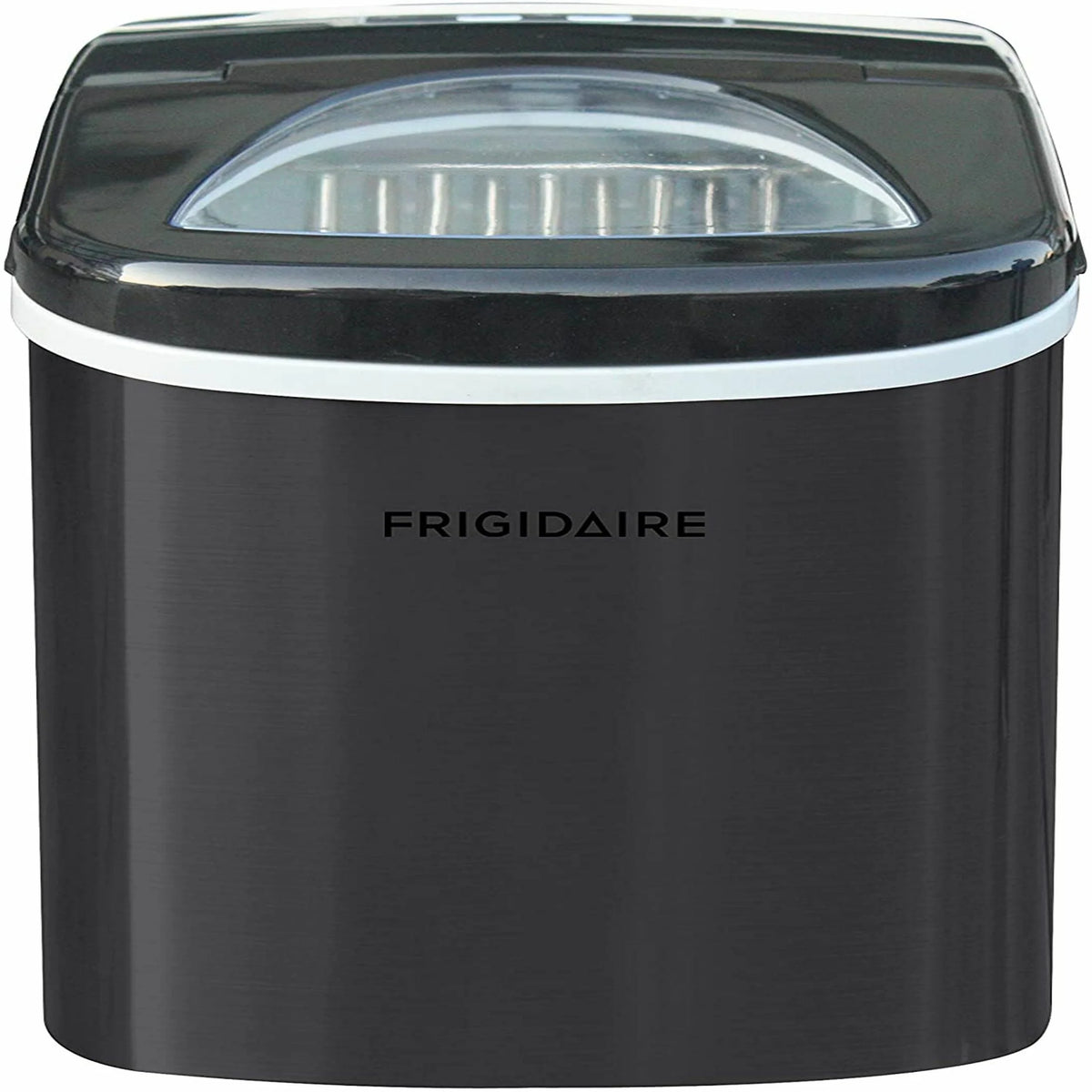 26 lb. Countertop Ice Maker Black Stainless Steel R826390