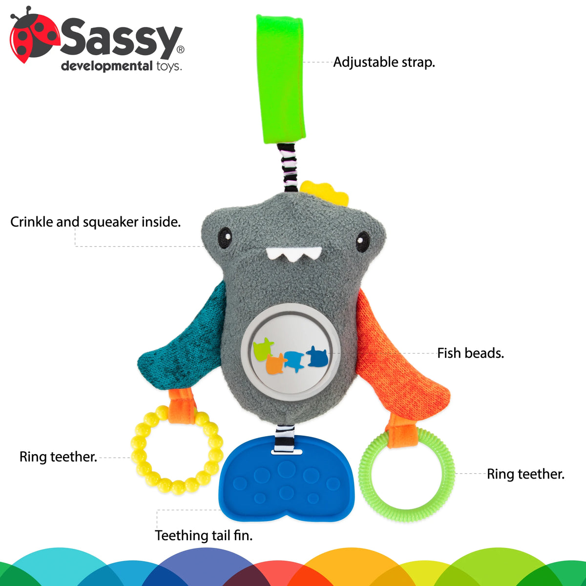 Shark Hanging Stroller Baby Toy B259