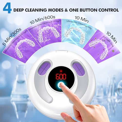 Black 200ML Ultrasonic Retainer Cleaner S209598