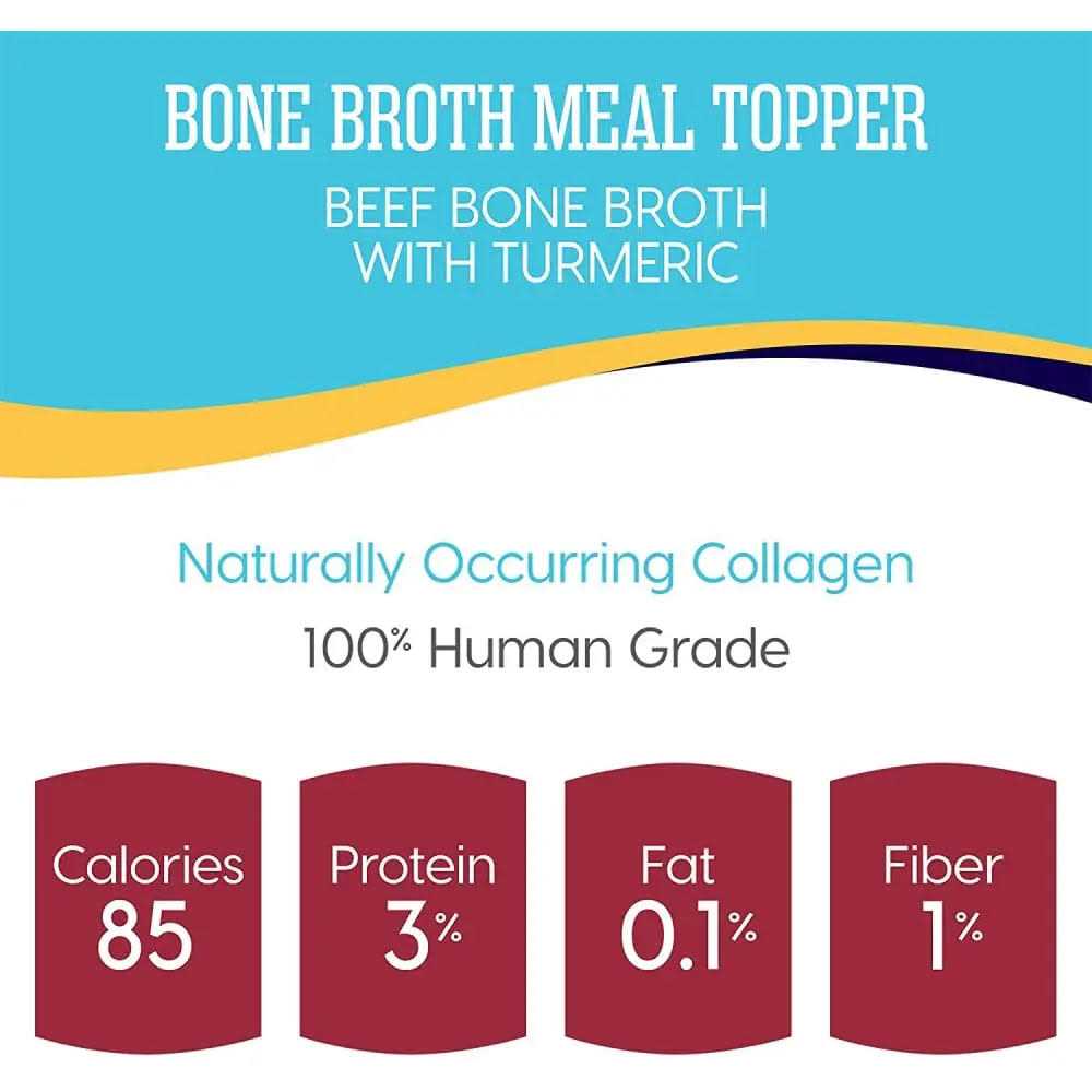 Beef Bone Broth with Turmeric Dog Food Topper Z409600