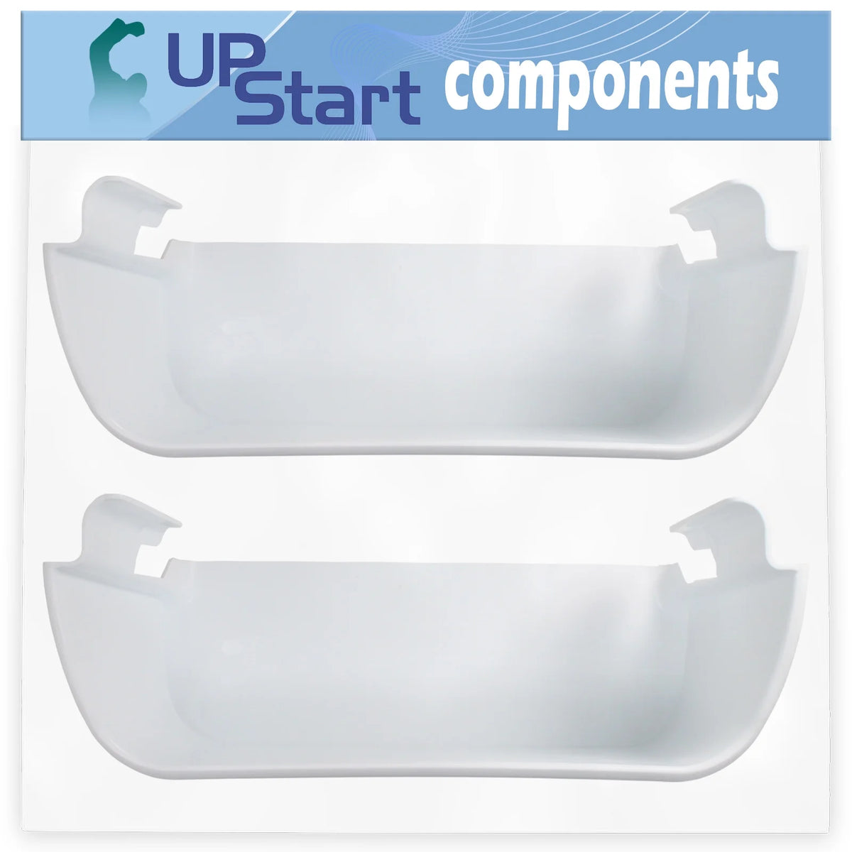 2-Pack Refrigerator Door Shelf Bin Replacement I6145