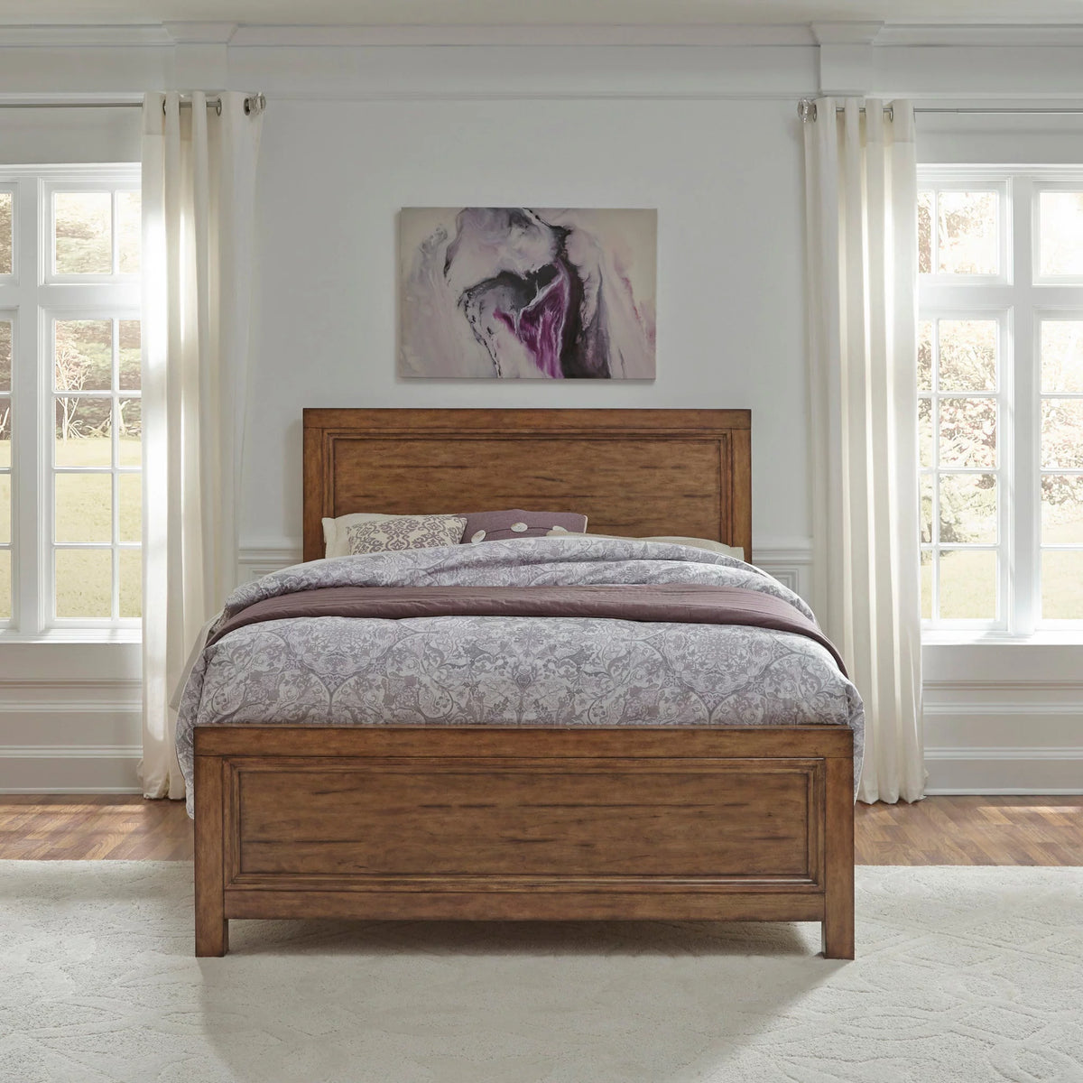 Brown Queen Bed H851104