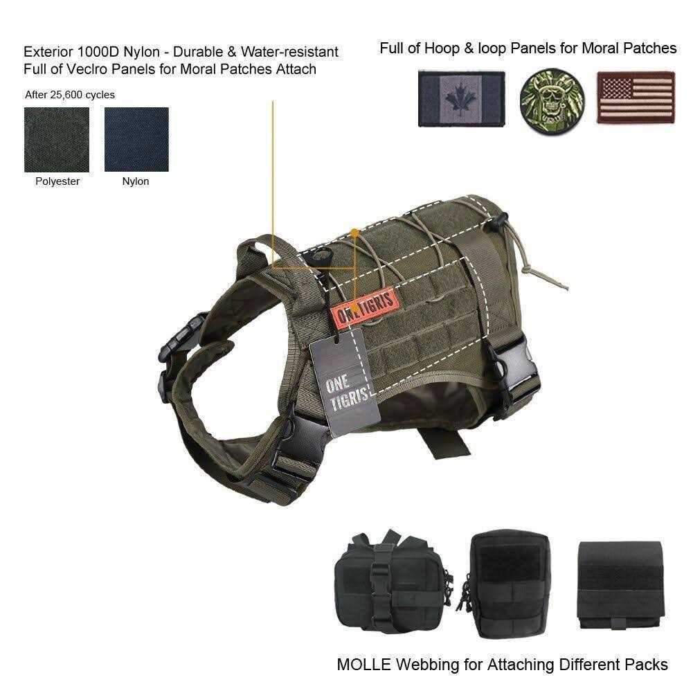 Tactical Dog Harness N809009