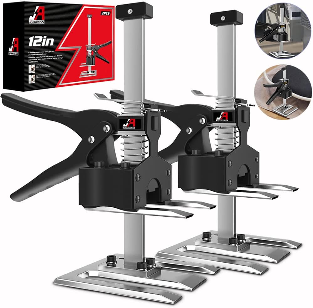 12 in Construction Jack, 440LBS Load, 2 Pack J640457