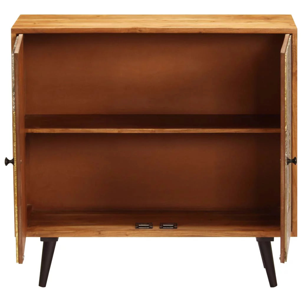 Solid Acacia Wood Sideboard J96388