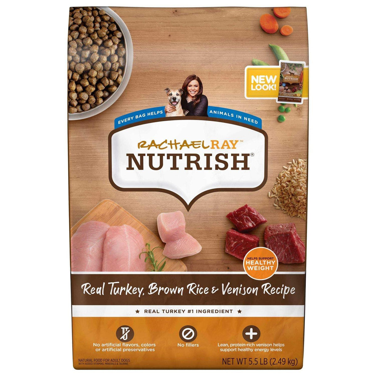Turkey Brown Rice & Venison Recipe Dry Dog Food B2403