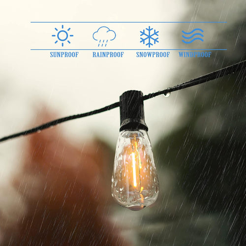 100Ft Weatherproof Dimmable LED String Lights T203