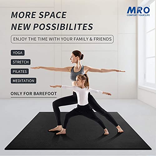 Extra Large Yoga Mat 12'x6' 9MM Non-Slip H89658