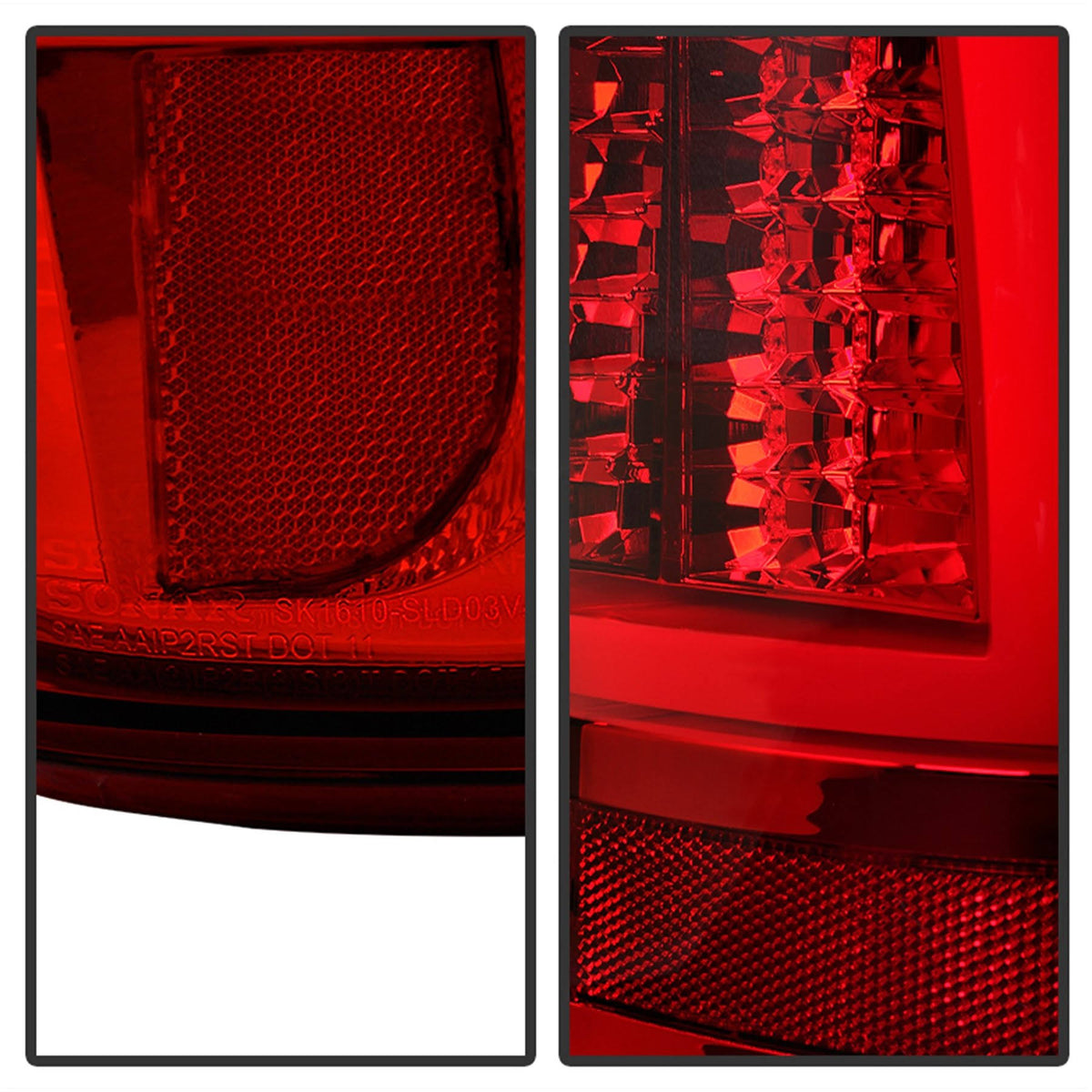 Red/Clear LED Tail Lights R431994