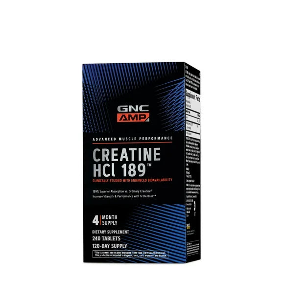 189 Pills Creatine HCl I90352