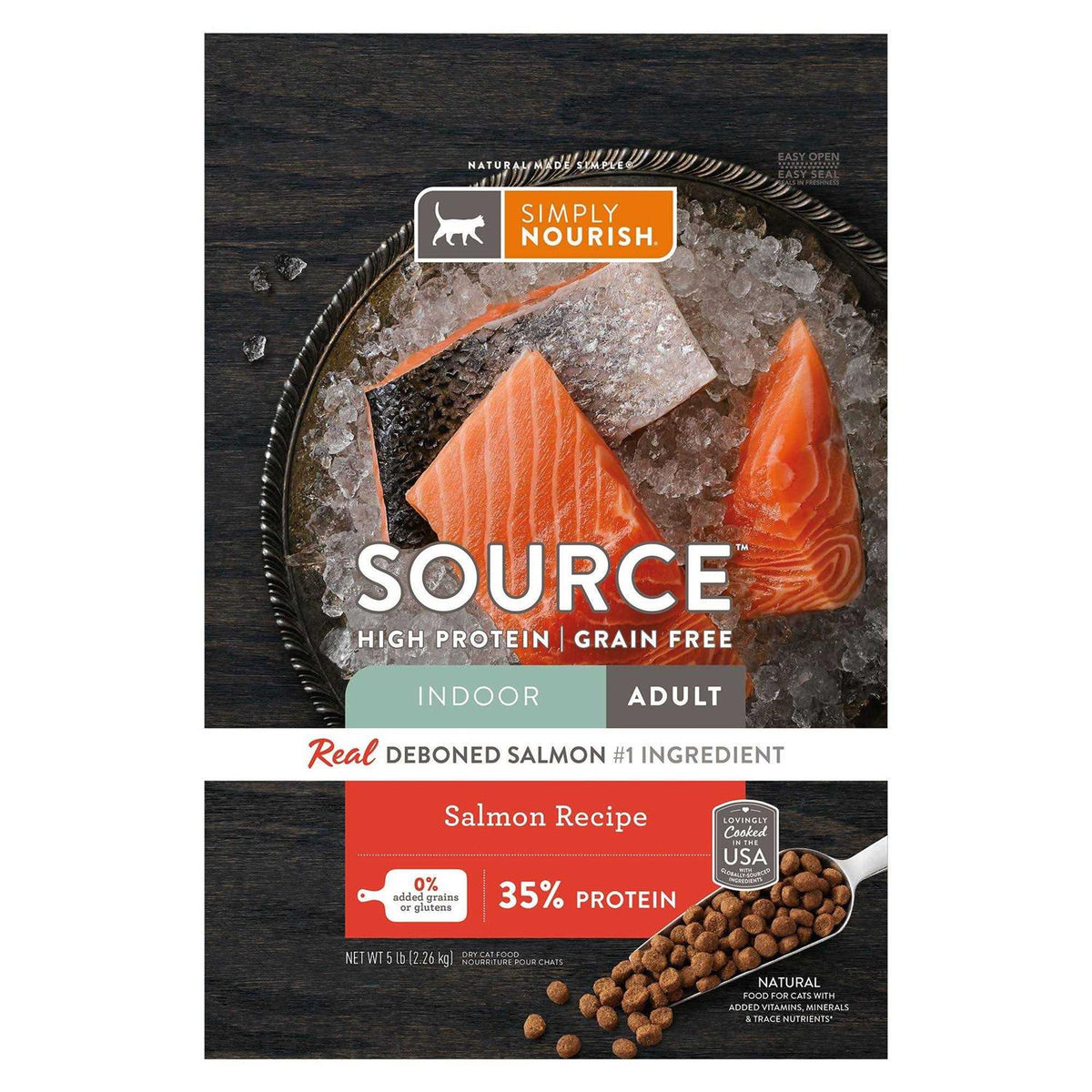 Indoor Cat Dry Food Salmon I573