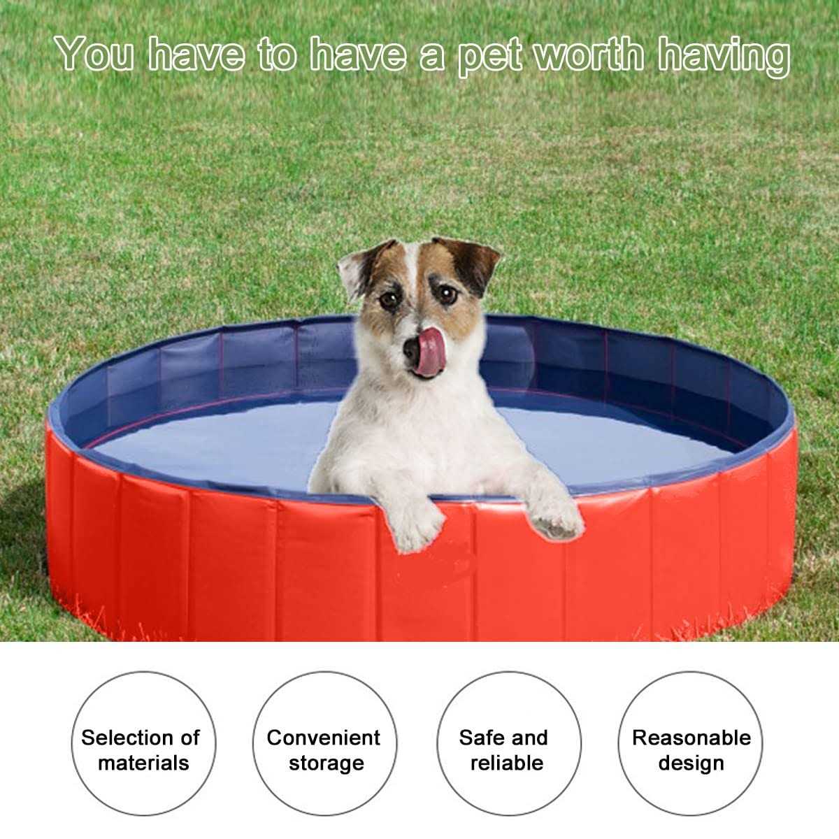PVC Dog Pool 24 x 8 Inch Q14411