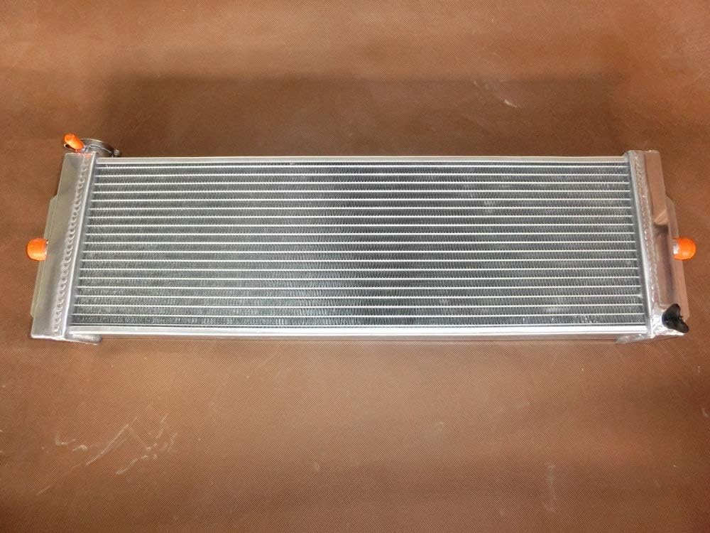 24"x8"x2.5" Aluminum Intercooler Heat Exchanger Radiator with Fans Q4221