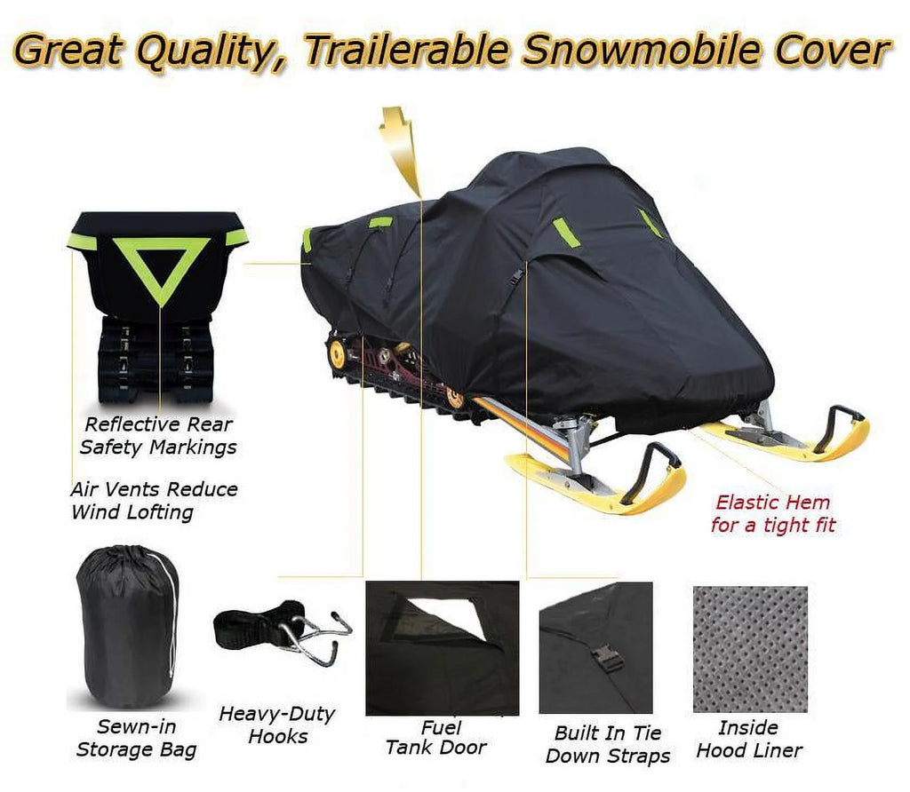 Trailerable 600 Denier Snowmobile Cover I944