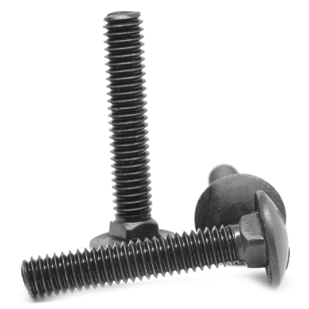 3/8-16 x 3 (FT) Coarse Thread Grade 8 Carriage Bolt Alloy Steel Pk 100 E72491