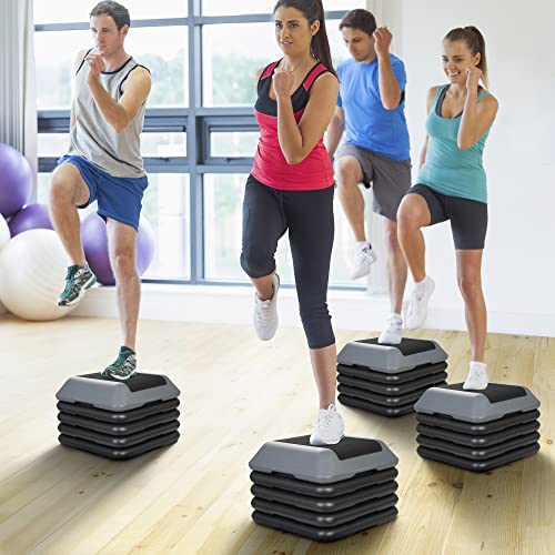 16" x 16" Adjustable Aerobic Stepper Platform with 4 Risers B56186