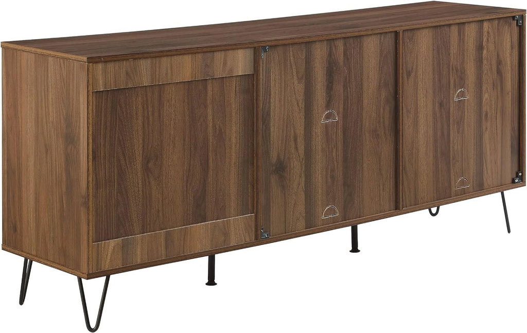 Brown Oak Record Storage Sideboard X558659