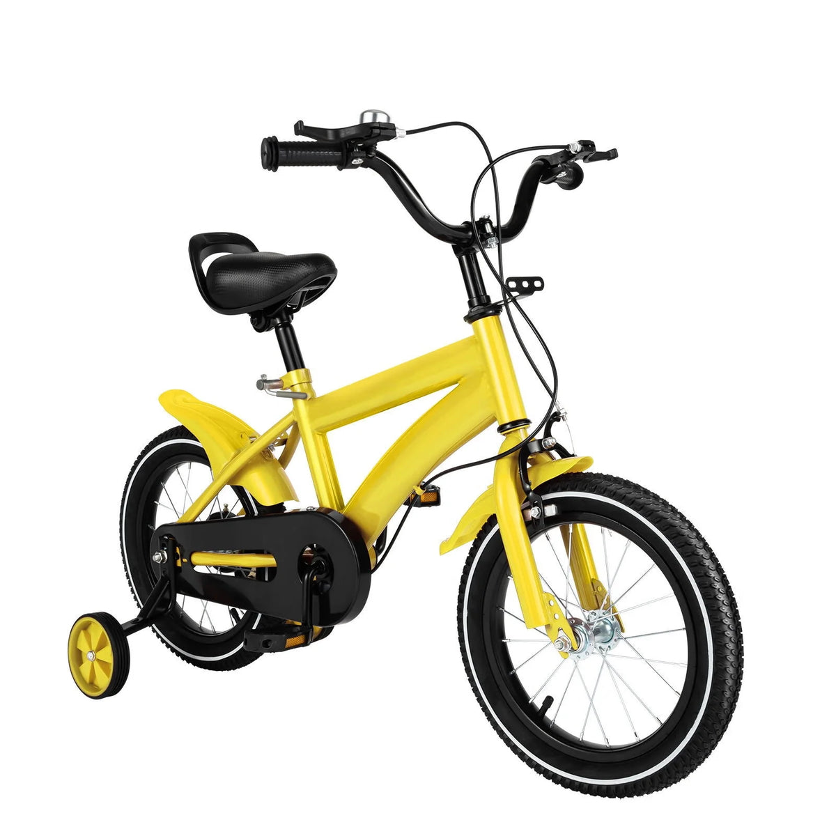 14 Inch Kids Bike with Training Wheels and Adjustable Seat F662