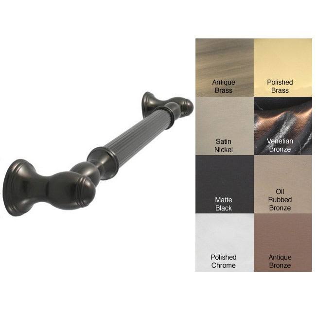 36 in. Reeded Antique Bronze Grab Bar L196602