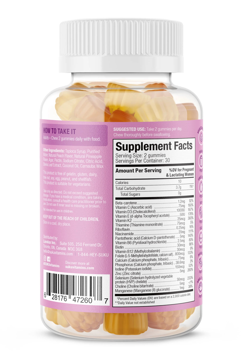 Prenatal Gummies 60 Count Z76719