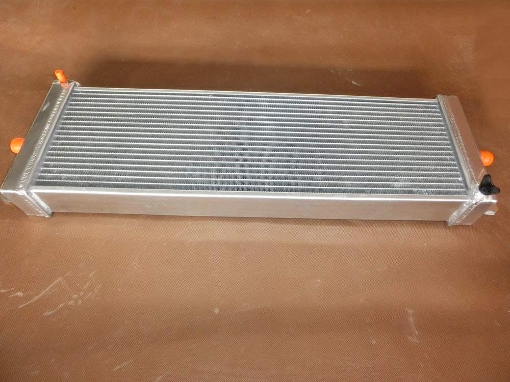 24"x8"x2.5" Aluminum Intercooler Heat Exchanger Radiator with Fans Q4221